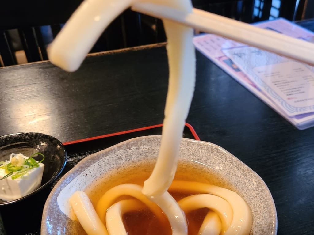 名物の一本うどん